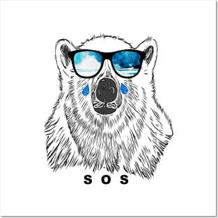 Polar Bear Sends Out an SOS Posters and Art